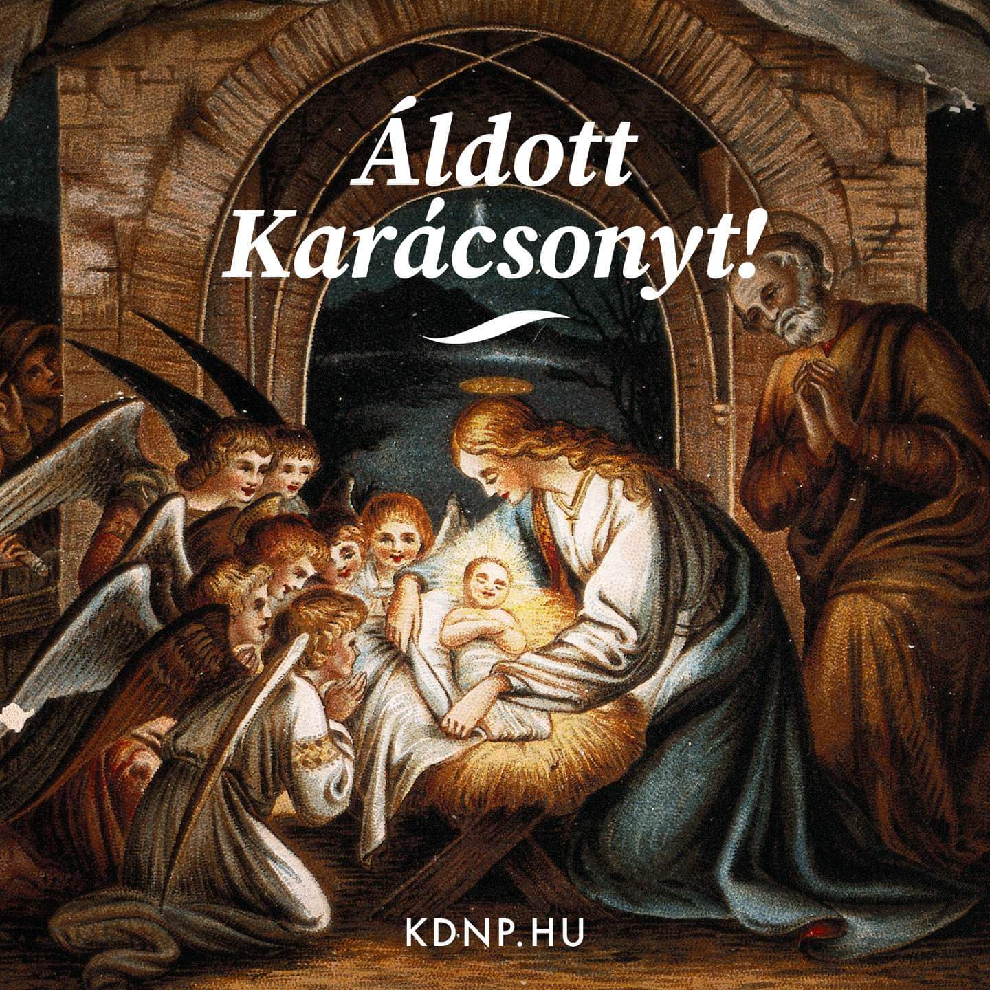 Áldott Karácsonyt Kíván a KDNP!